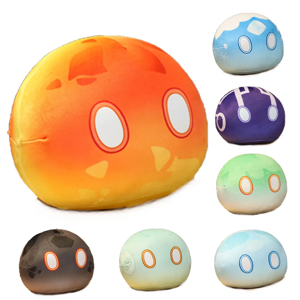 Аниме Genshin Impact Slime плюшевый брелок для косплея милые игрушки мультяшный подарок