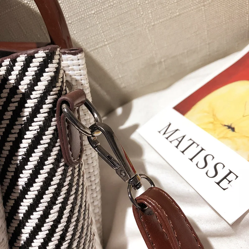 

2018 New Style Fashion Korean-style Color Weaving Two-Piece Set Square Sling Bag Shoulder Diagonal WOMEN'S Bag