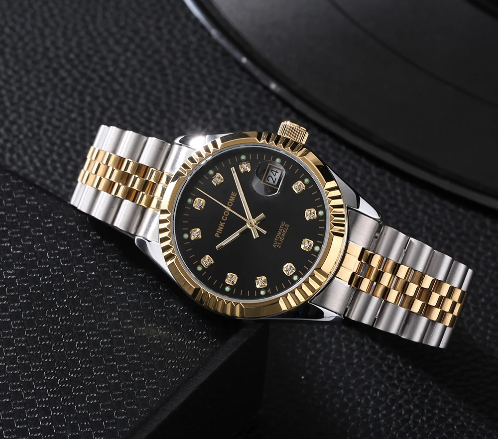 Orologio Uomo BUREI In Acciaio Inox - Quarz, Cassa 41mm, Datario, Impermeabile 30m, Classico Da Polso - 2