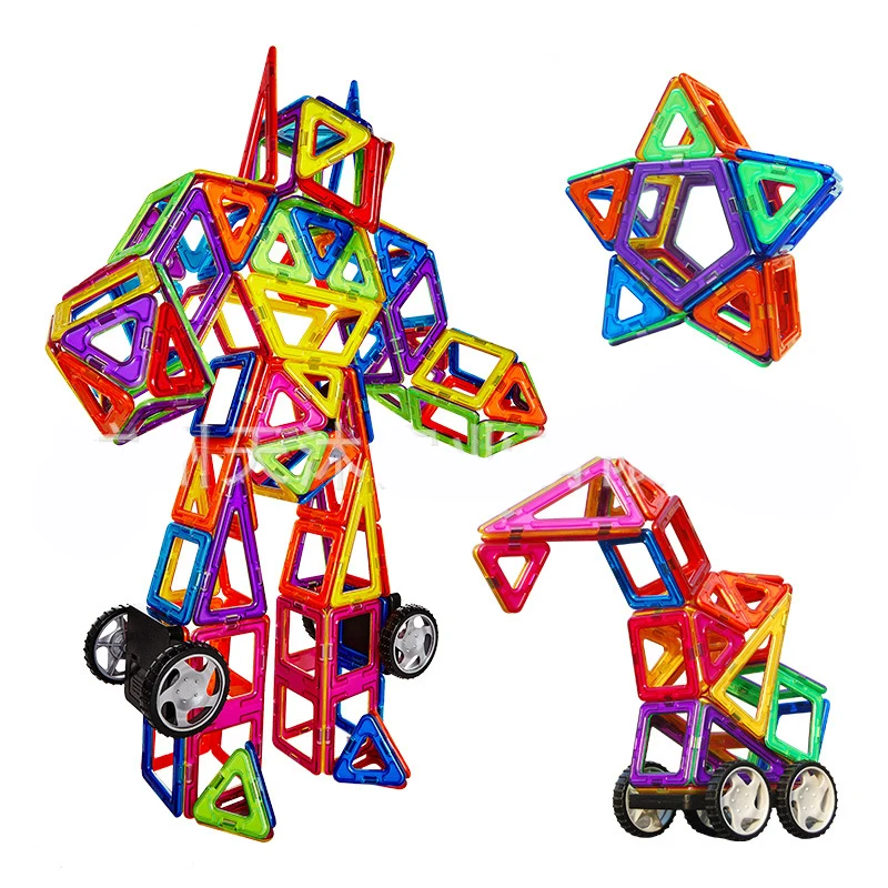 

Mini Magnetic Blocks Building Construction Toys 20-166PCS Magnetic Designer For Children Magnet Games Educational Toys For Kids