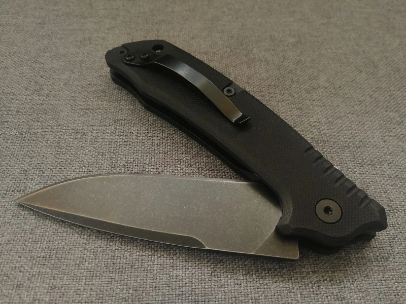 Grady Fung бренд GFTK01 складной нож Черный G10 ручка с черным D2 лезвием Тактический походный Открытый Нож EDC ручка инструменты