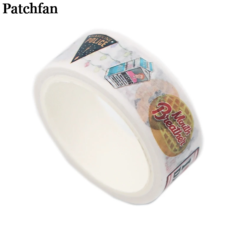 20 шт./лот Patchfan Stranger things 90s забавные DIY Скрапбукинг дети Васи бумага маскирующая Лента Печатный узор наклейка Пастер A2339