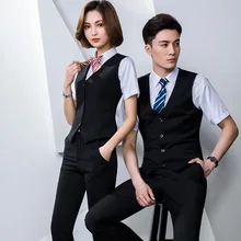 Мужской и женский стиль знаменитостей Осень стиль приталенный деловой жилет Ol Карьера рабочая одежда Лучший мужской костюм Waistco