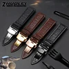 high quality Crocodile leather watchband for brand wristband 12 13 14 15 16 17 18 19 20 21 22 23 24mm straps with folding clasp ► Photo 2/6