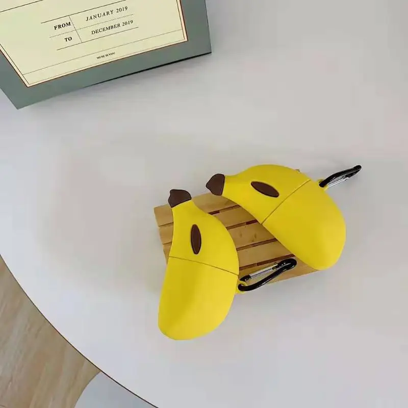 Чехол для AirPods с мультяшным рисунком, защитный чехол для беспроводных наушников, чехол для Airpods 12
