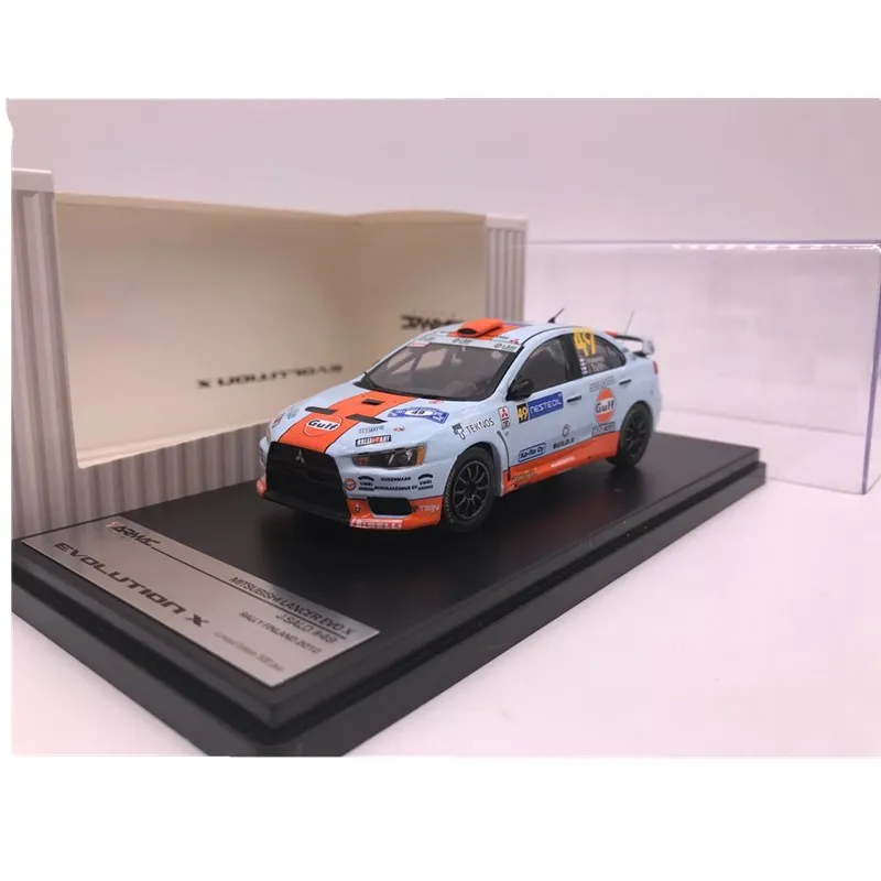 Модель автомобиля из 1:43 сплава TW mitsubiish Evo 10 металлическая игрушка модель