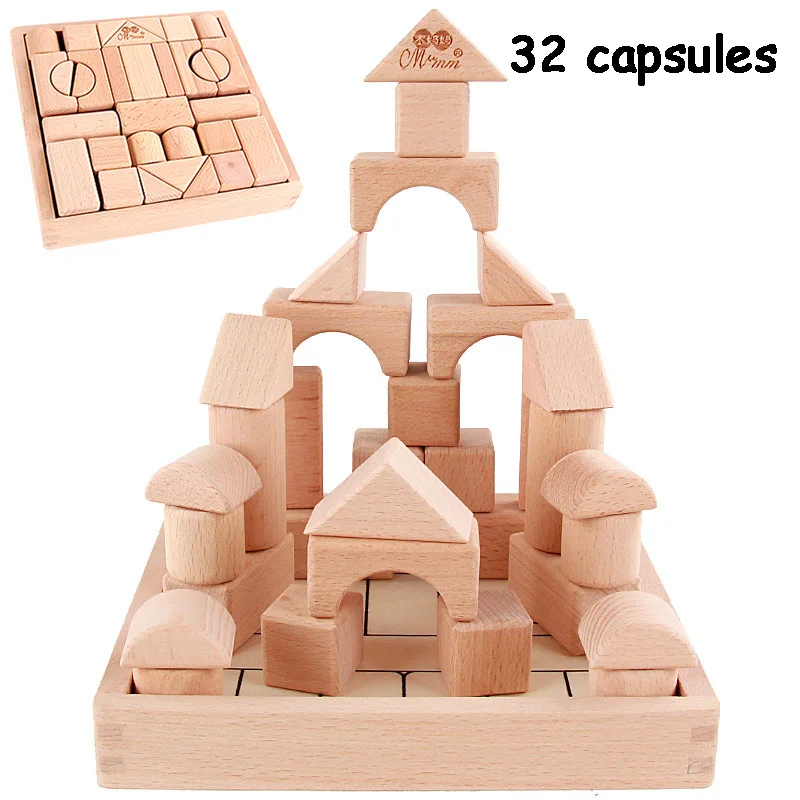 MMM_32粒原木积木