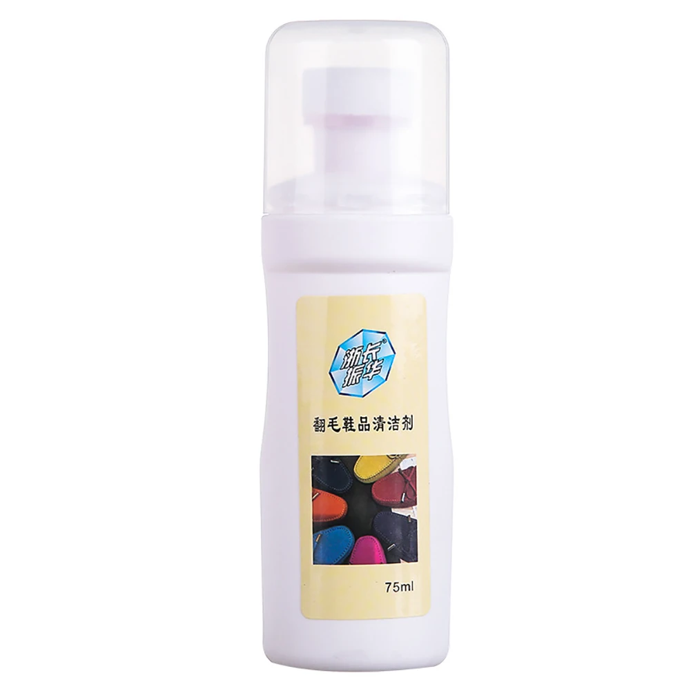 

75ml For Boots Polishing Tool Decontamination Wipe Liquid Refreshed Suede Shoe Cleaner Hand Stain Cleaning Agent Leather Care