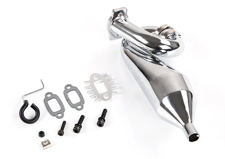 Tubing Tuned Kit,Alloy Steel Exhaust Pipe,for RC 1/5 Scale HPI Baja 5B SS 5T 2.0 Rovan 