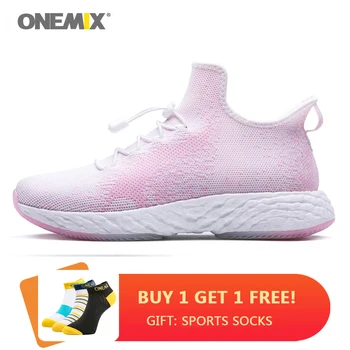 

ONEMIX Women's Running Shoes Trainers Jogging Tennis Shoe Lightweight Damping Women Sports Shoes Jogging Outdoor Sneakers
