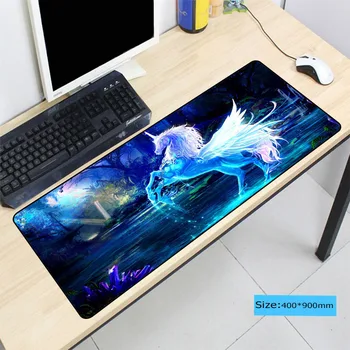 

Animal Horse Customized Support Mouse Pad Unicorn Fantasy Computer Notebook Rubber Mice Mat for LOL surprise CSGO DOT