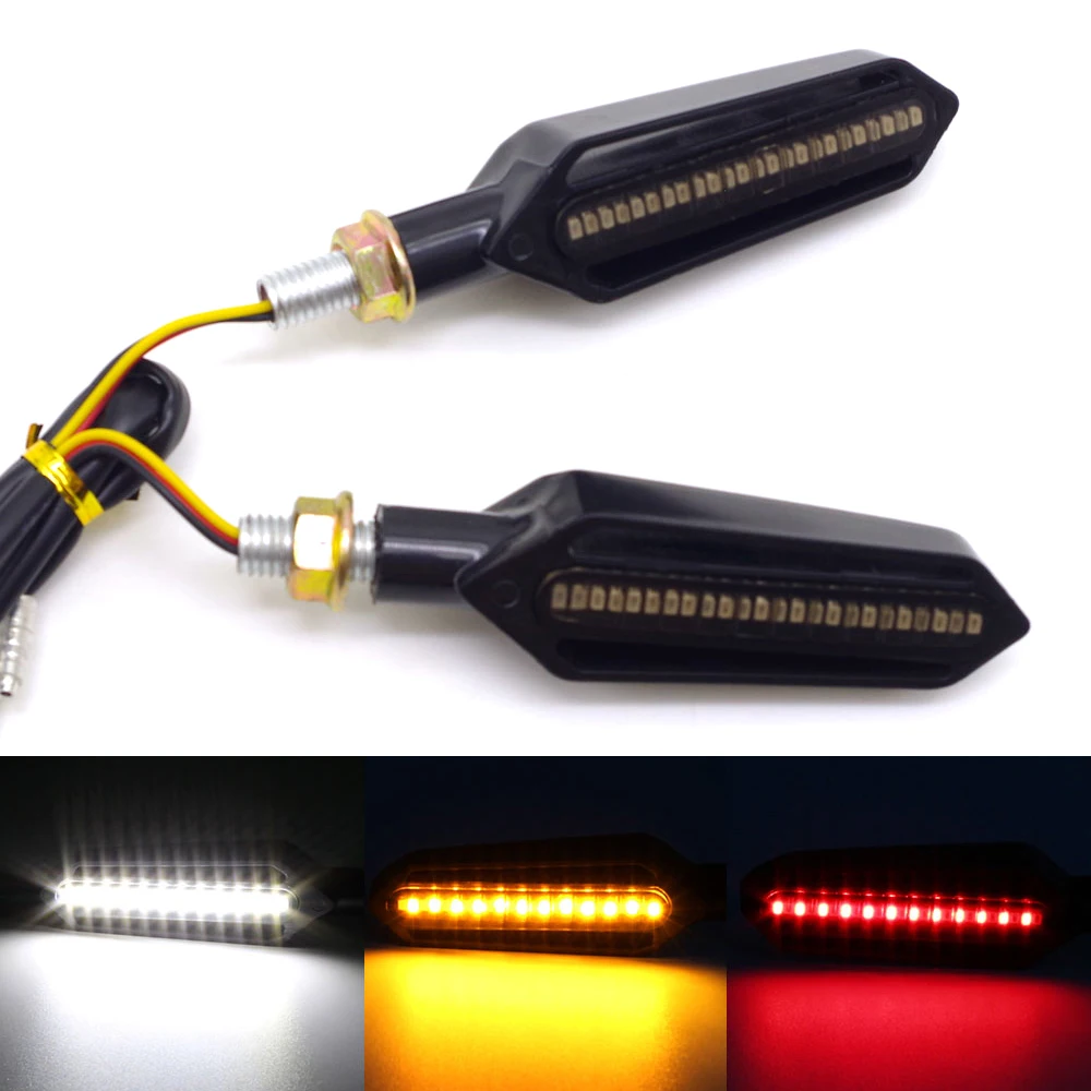 

Universal Motorcycle LED Turn Signal Light Indicators Amber Blinker Light Flasher FOR er6f yamaha jog dt 125 yamaha xvs 650