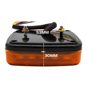 

2pcs Car Tail Light Set Replacement LED Trailer Stop Turn Signal Universal