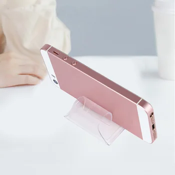 

Universal Center Console Car Phone Holder Mini Transparent Invisible Bracket One-handed Pick Place Easy Operation