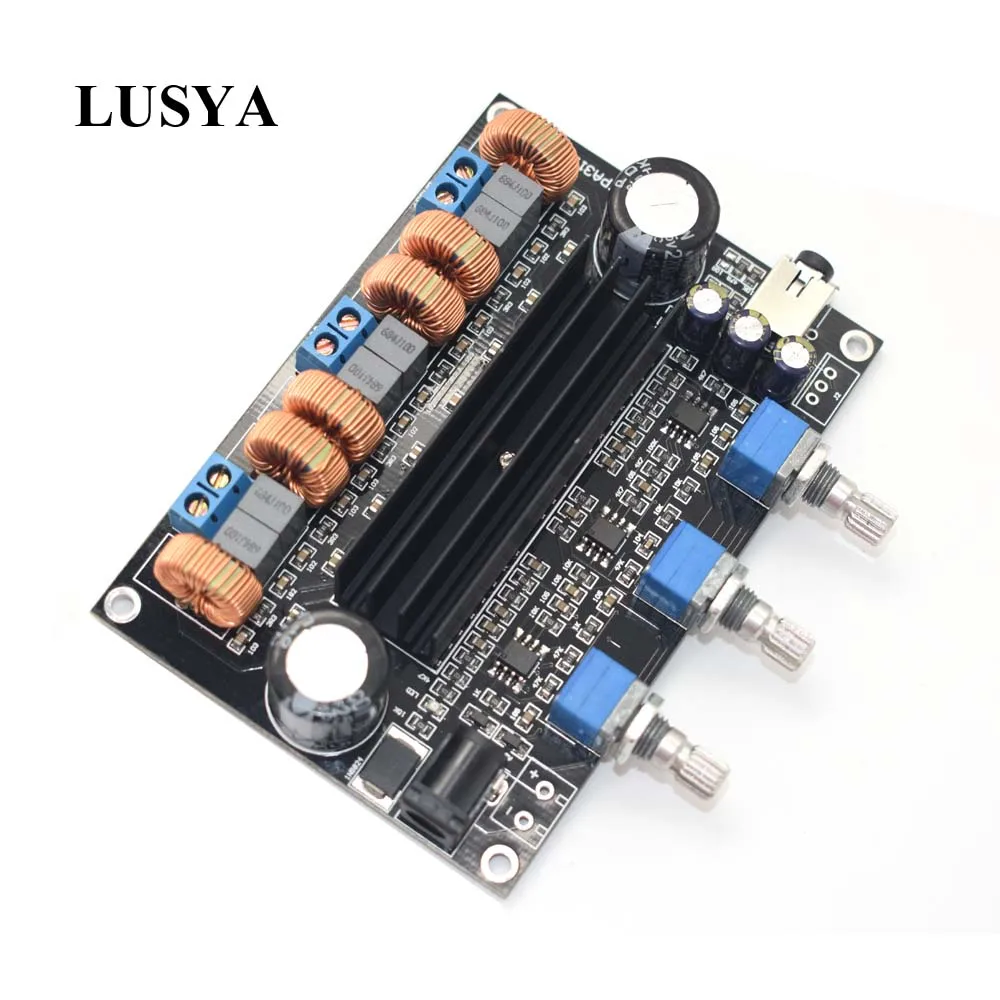 Цифровой усилитель звука Lusya TPA3116D2 плата 2*50 Вт + 100 2 1 канальный DC24V с