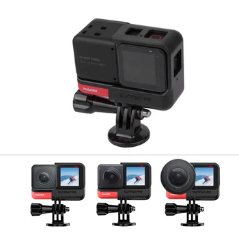 

Protective Frame Case for Insta360 One R Camera Dustproof Lens Cap Wide Angle Lens 4K 1-inch Panorama Tripod Adapter Accessories