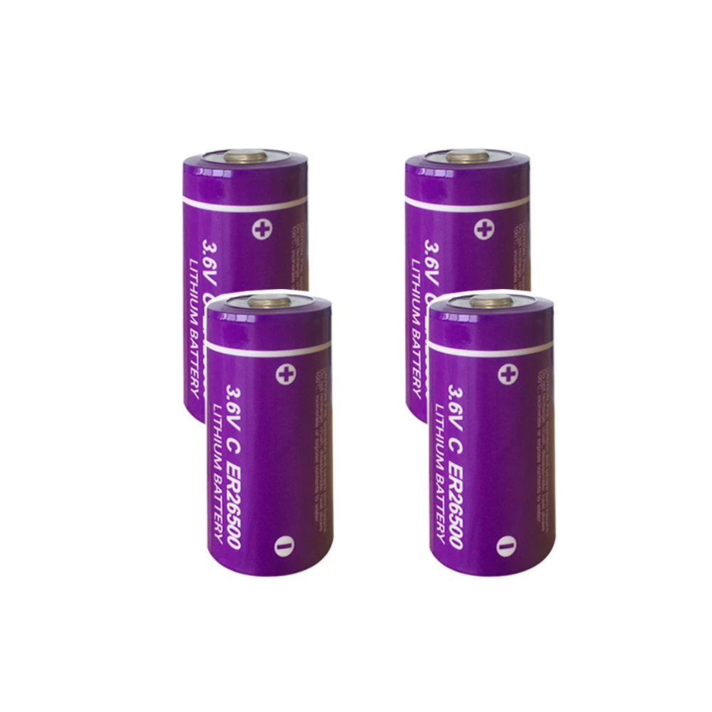4 шт./лот Li SOCl2 26500 ER26500 3 6 V 9000mAh C аккумулятор литиевая Первичная батарея 9A|battery lithium