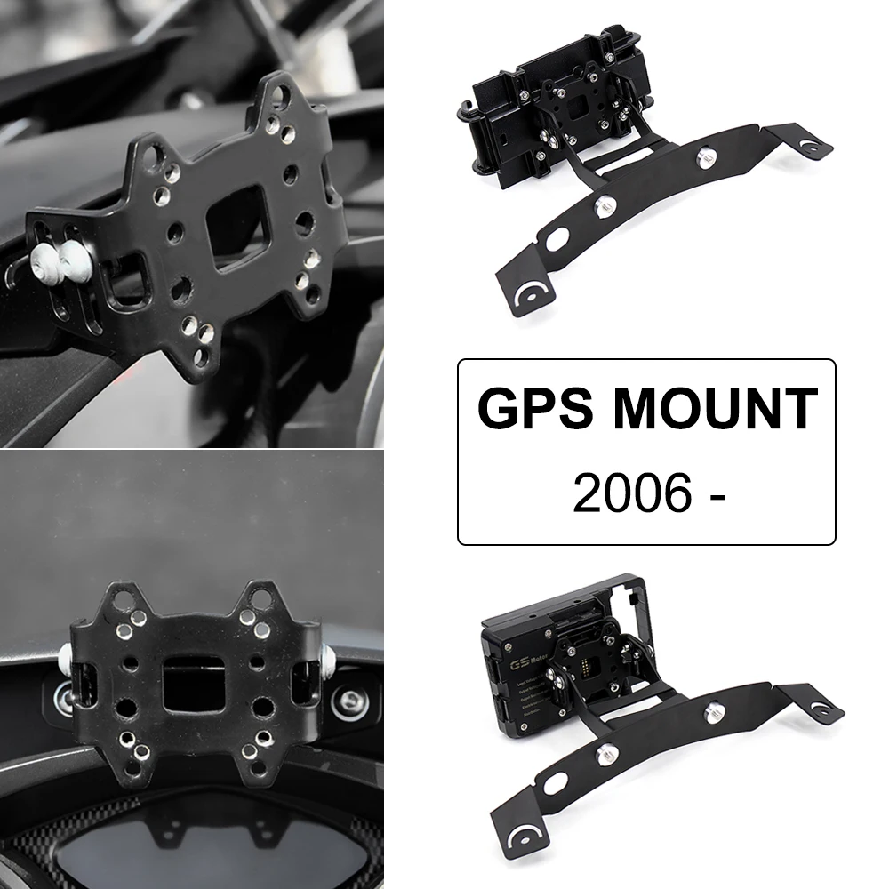 

New For BMW K1200GT K 1200 GT 2006- K1300GT K 1300 GT Windshield Mount Navigation Bracket GPS Smartphone Holder Adjustable angle