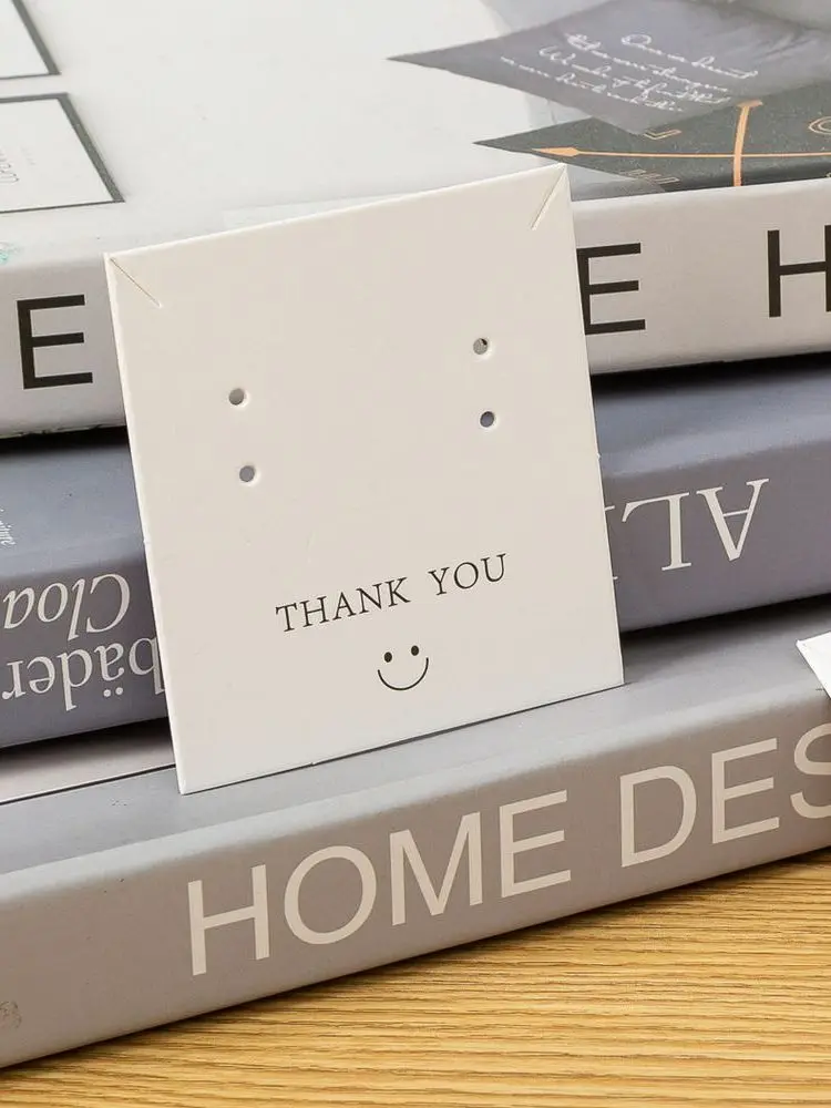 50 Stück weiße Ohrstecker, Tropfenohrring, Halskette, Karten, Geschenkpapier, Schmuck, Display, Verpackung, Paket, Aufbewahrungshalter, Organizer, Großhandel – Detail 3