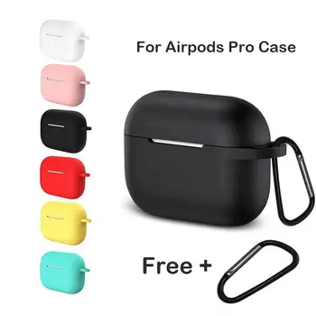 

Silicone Protective Case For Apple Airpods Pro Wireless Charing Protective Cover Earphone Case Bluetooth Case C1Y9