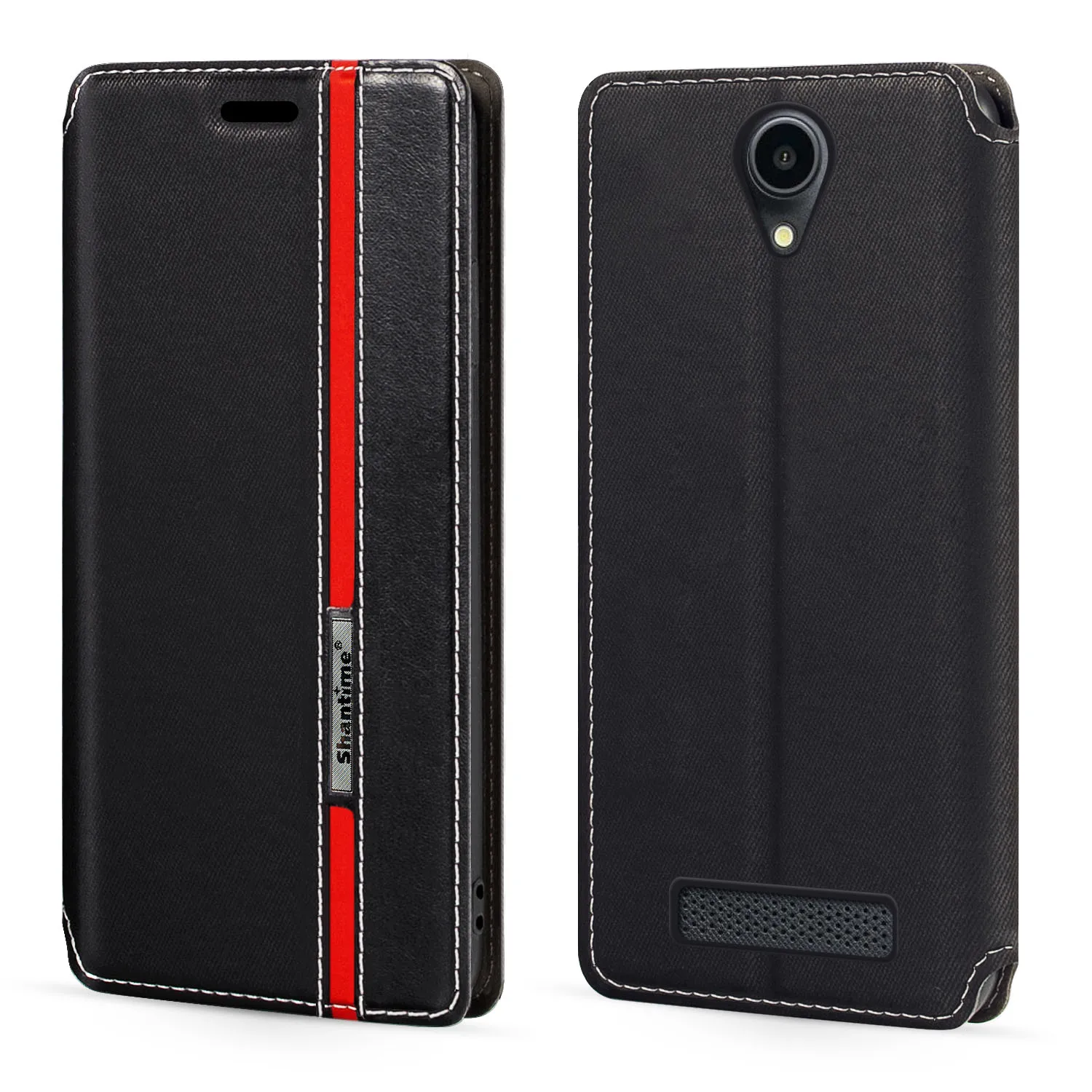 

For Philips S318 Case Fashion Multicolor Magnetic Closure Leather Flip Case Cover with Card Holder 5.0 inches