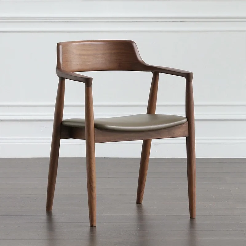 Severská celistvý dřevo jídelní židle prezident kennedy židle hirošima židle kavárna restaurace konferenční židle jednoduchý záda židle