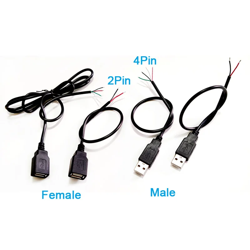 Фото Кабель питания 0 3 м 1 5 В USB 2 контакта 4 контакта Соединители Кабель питания 0 3 м 1 5 В USB 2 контакта 4 контакта Соединители
