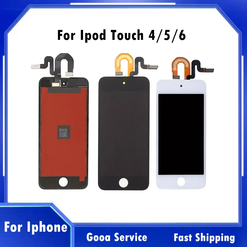 Migliore Qualità Per Ipod Touch 5 5Th Lcd Per Ipod Touch 4 5 6 6Th Schermo Lcd Display Lcd Touch Digitizer Assembly Parti Di Ricambio