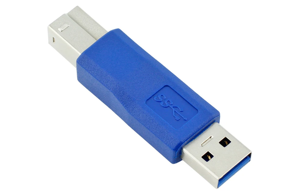 USB 3,0 USB A Женский к USB B 3,0 Мужской конвертер передачи данных принтер коннектор USB удлинитель AM-BM