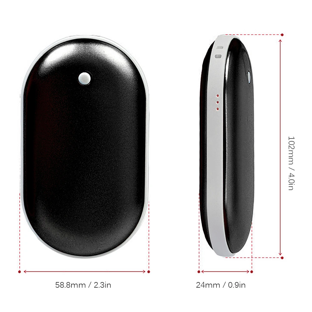 Милый USB Перезаряжаемый СВЕТОДИОДНЫЙ Электрический зимний подогреватель для рук, удобный долговечный Мини карманный нагреватель для дома