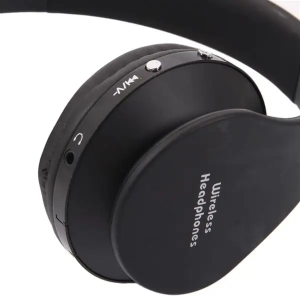 Black and Red Wireless Wire NX 8252 Sports Bluetooth Headphone with Mic for iPhone iPad PC