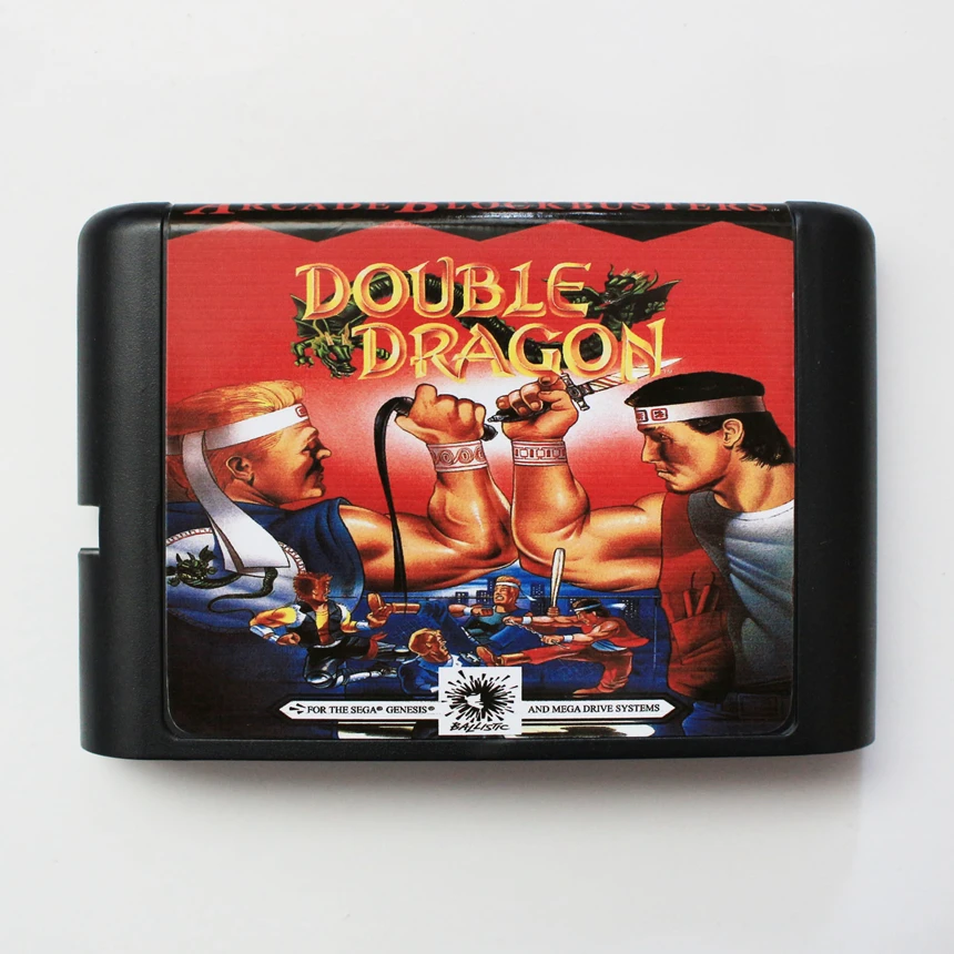 Double Dragon Game Cartridge 16 Bit Game Card For Sega Mega Drive Sega Genesis