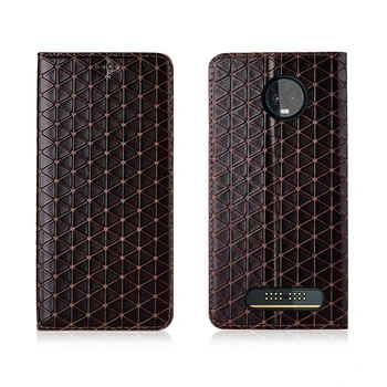 

Gneuine real Leather flip phone case bag for Motorola Moto Z3 Play/Moto Z2 Play phone sleeve case stand cover card slot holder