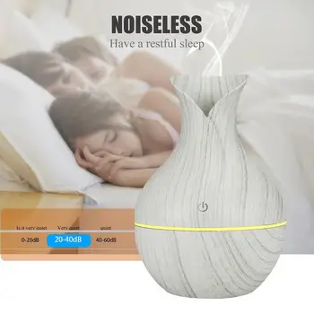 

Mini Usb Electric Aroma Air Diffuser 130 Ml Wood Ultrasonic Mist Maker Oil Aromatherapy Cool For Home Humidifier Essential L0N3