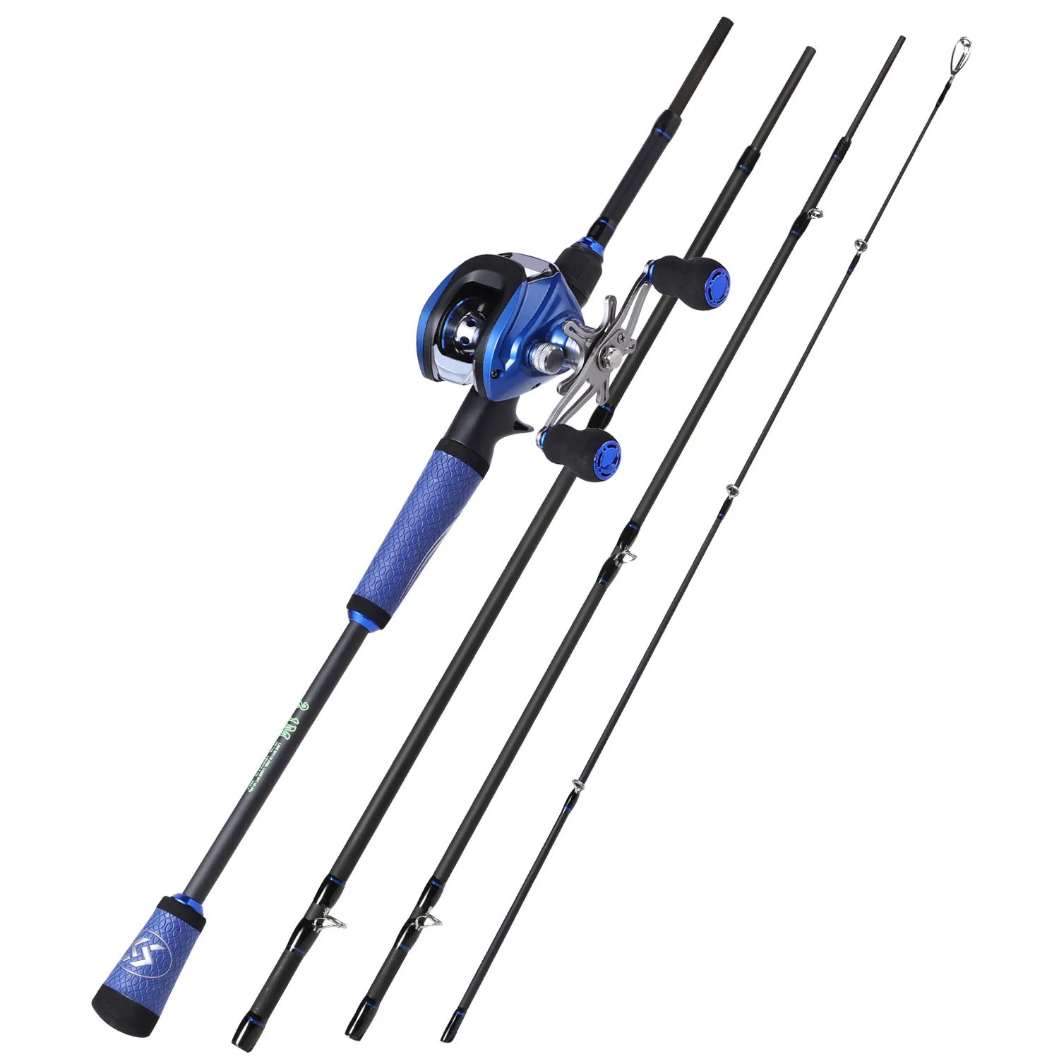 Sougayilang 1.8-2.4m Fishing Rod Combo 4 Section Carbon Fiber Fishing