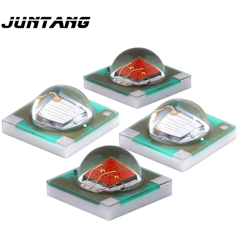 10pcs high power 3W led XPE 3535 flashlight lamp headlight LED lamp beads red green blue yellow white infrared with PCB