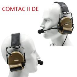 Auriculares tácticos DE caza COMTAC II, protección auditiva para exteriores, reducción DE ruido, control electrónico DE tiro