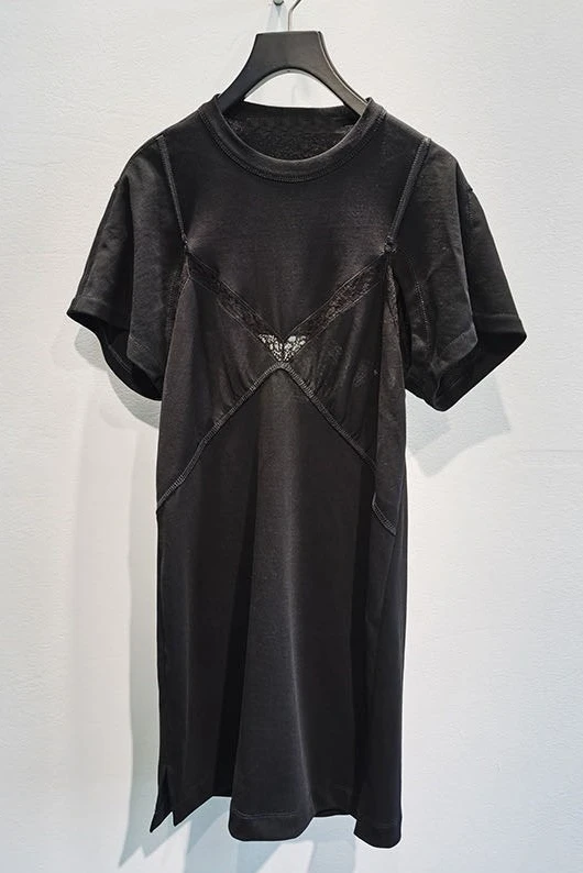 

Dress Spring Women / Summer 2021 Dress Lace Loose Mid-length T-shirt Mini Dress