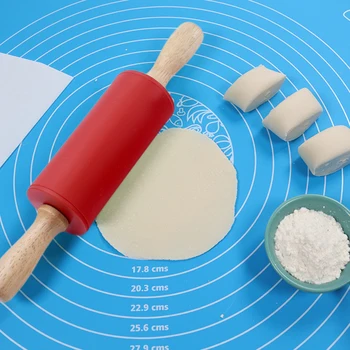 

Bakeware Accessories Silicone Baking Mats Sheet Pizza Dough Non-Stick Maker Holder Pastry Kitchen Gadgets Cooking Tools Utensils
