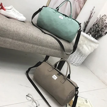 

Canvas Sports Gym Bags Men Women Training Fitness Travel Handbag Yoga Mat Sport Bag Portable Shoulder Bag Outdoor 2019