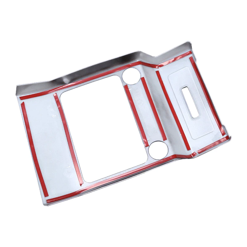DWCX Gloss Rear Row Anti-kick Board Air Conditioning Vent Outlet Cover Panel Trim Frame fit for Discovery 5 HSE L462