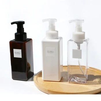 

1 pcs 250ml Pump Liquid Soap Dispenser Bathroom Kitchen Kit Shower Shampoo Bottle travel Sub-bottle