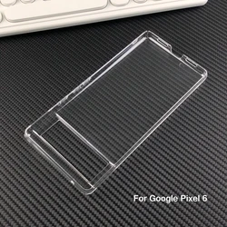 Ultra Thin Clear Hard Plastic DIY Full Cover Protective Camera Case - Clear (Pixel 6)