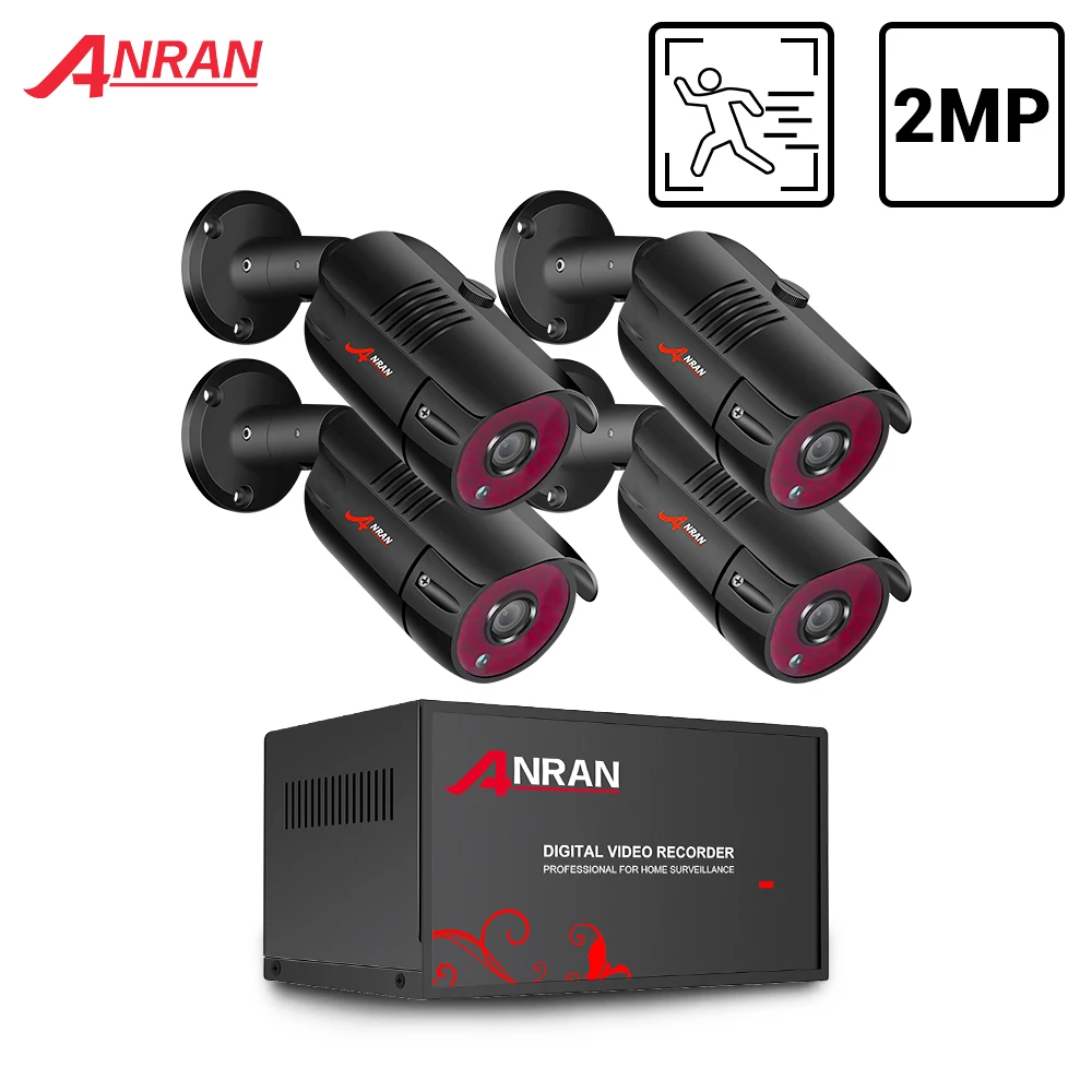 ANRAN Surveillance Camera DVR Kit 1080P Security Camera System CCTV