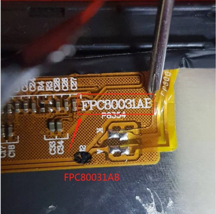 polegadas, fpc80031ab, fpc80031ad para teclast p80x tla008