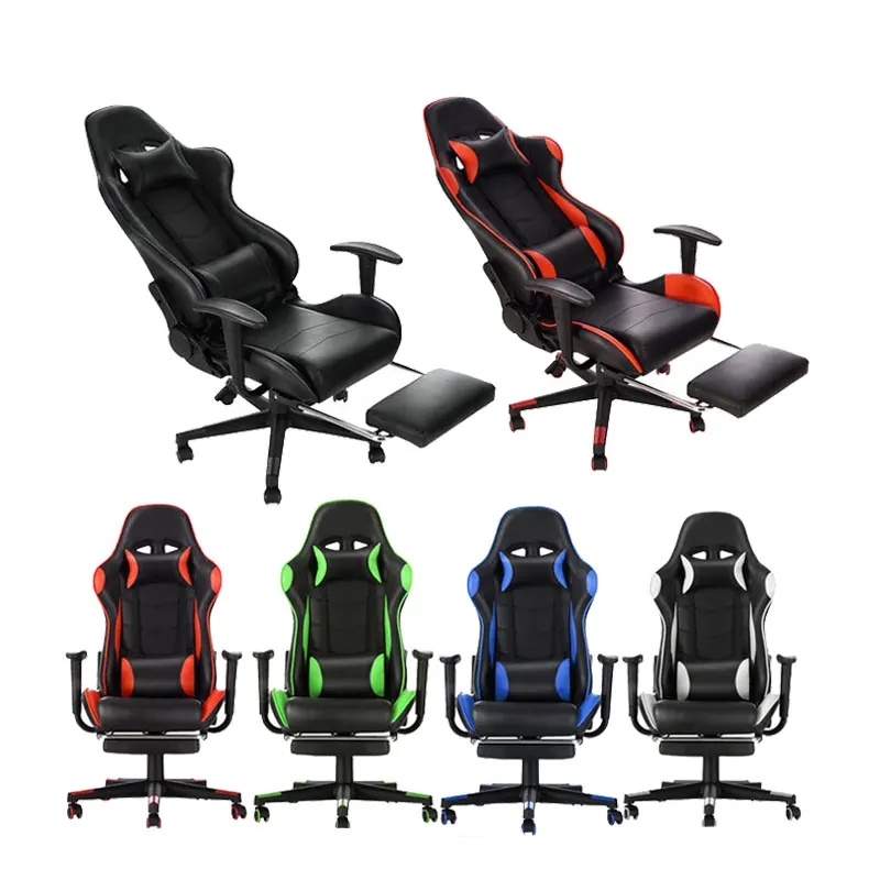 Panana Ergonomic Office Chair – Retractable Footstool, Reclining Home Office Chair, Lumbar Support, Gaming
