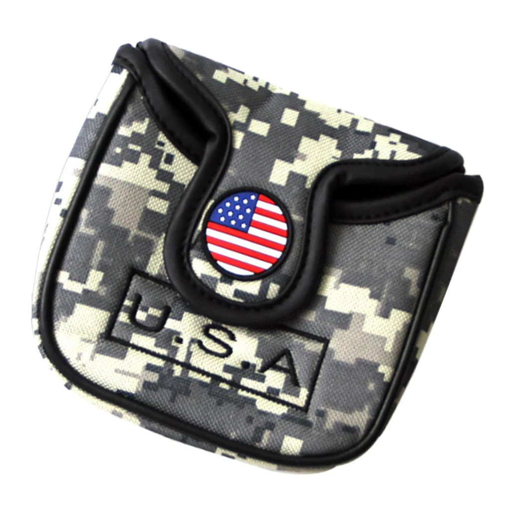 Колотушка для гольфа Putter крышка головы защитная сумка с магнитной застежкой