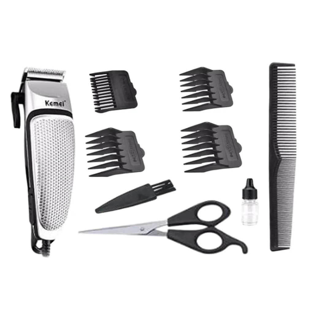 Mens Electric Hair Cutting Clipper Trimmer Shaver Rechargeable Grooming Kit Electric Hair Cutting Machine