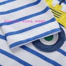 Детская футболка; коллекция года; детская футболка с длинными рукавами в полоску из чистого хлопка; сезон весна-осень; стиль; детская футболка