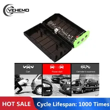 Vehemo 12V1A двойной USB Универсальный DIY пусковой набор зарядное устройство усилитель мощности банк автомобильный пусковой стартовый набор мотоциклетный комплект питания